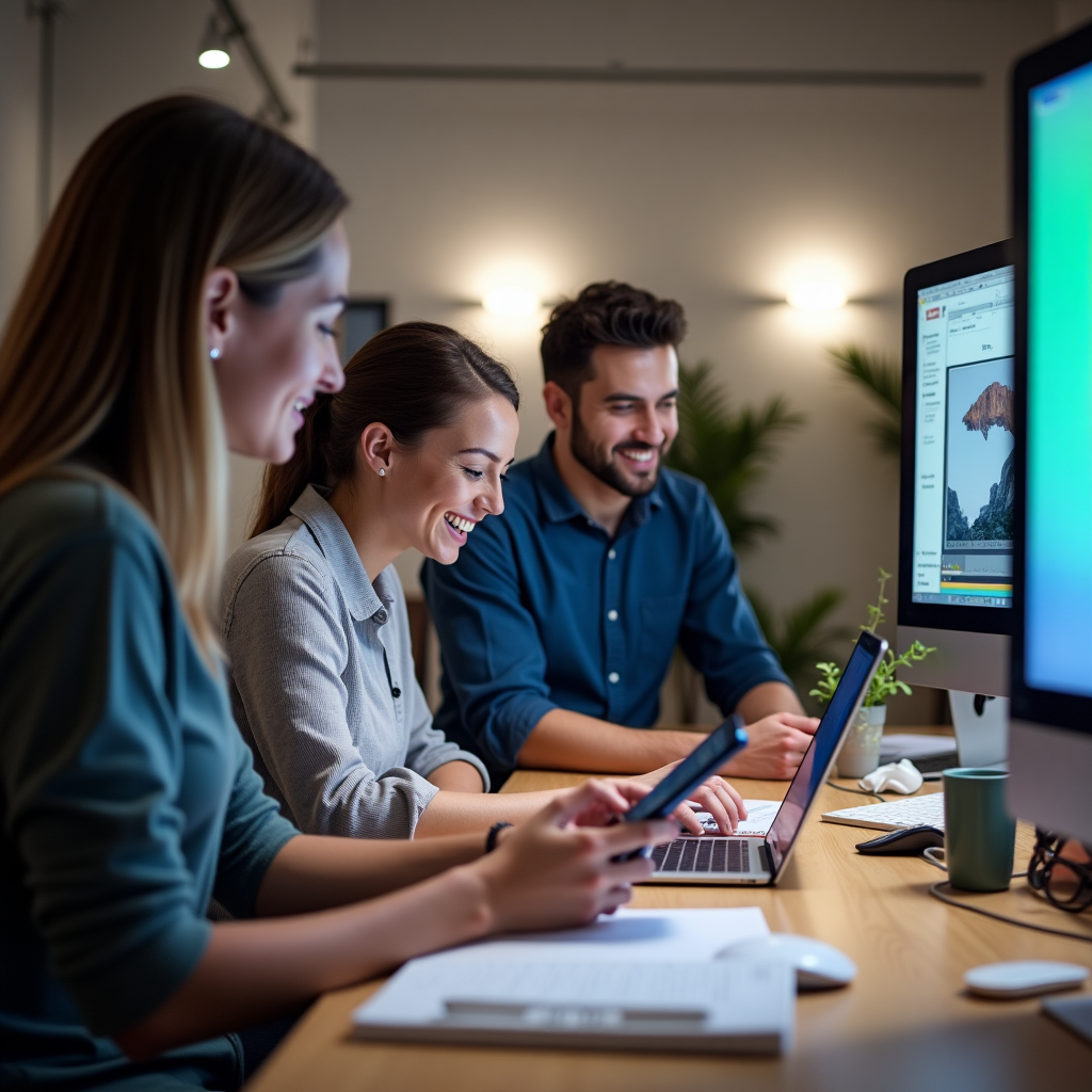 Espacios de trabajo flexibles con tecnología móvil
